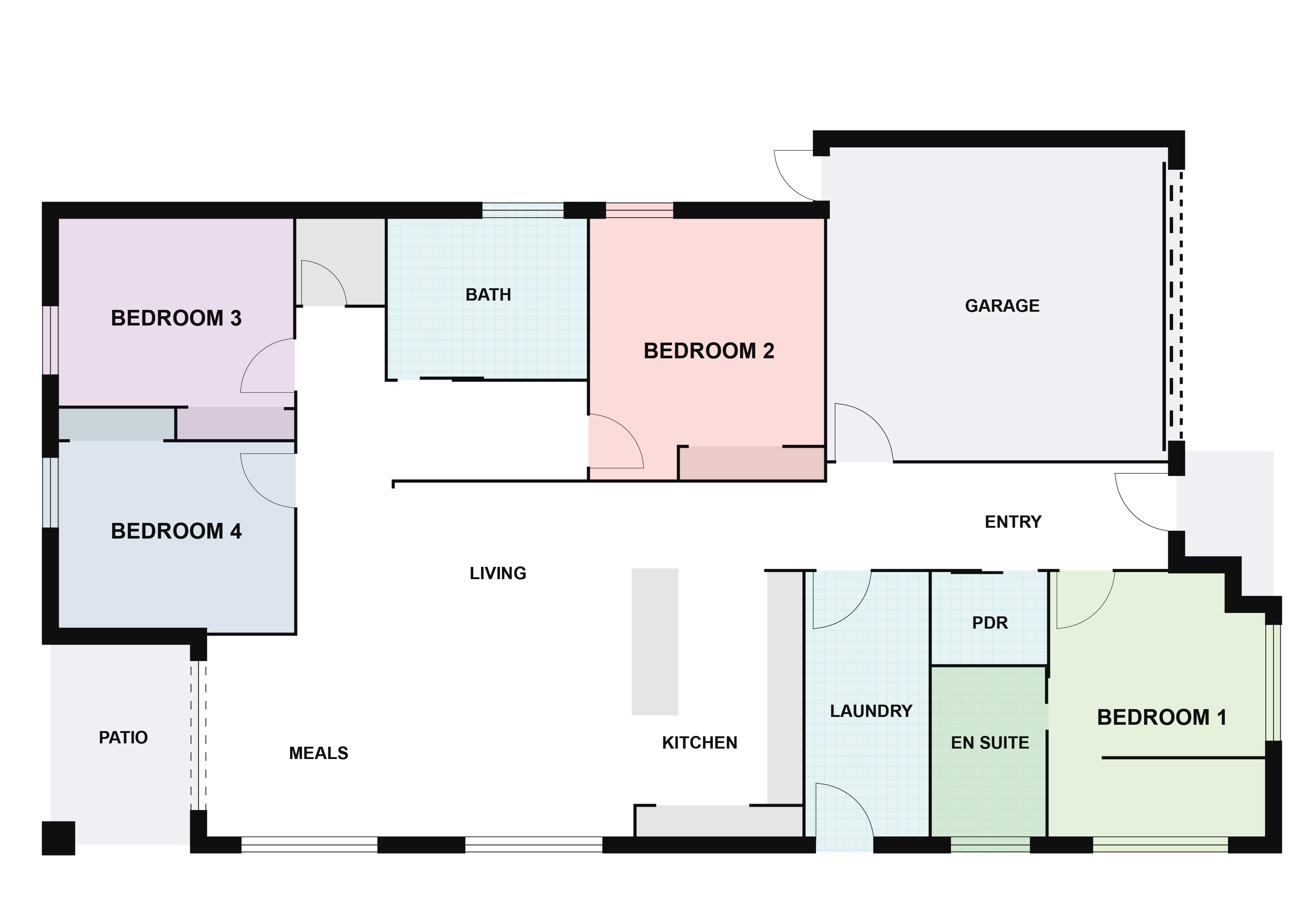 Roxburgh Park Modern Retreat — Floorplan 1