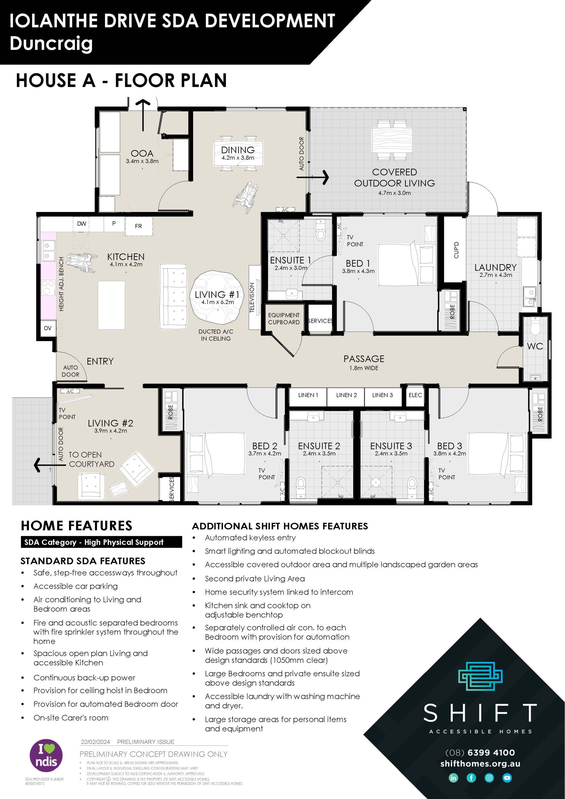 Iolanthe Drive Duncraig SDA House A — Floorplan 2