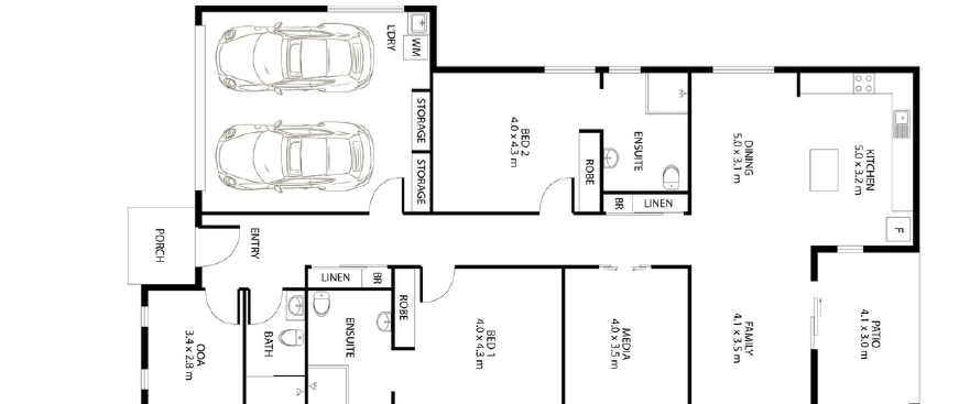 35 Buchanan Street – MOUNT LOUISA — Floorplan 1