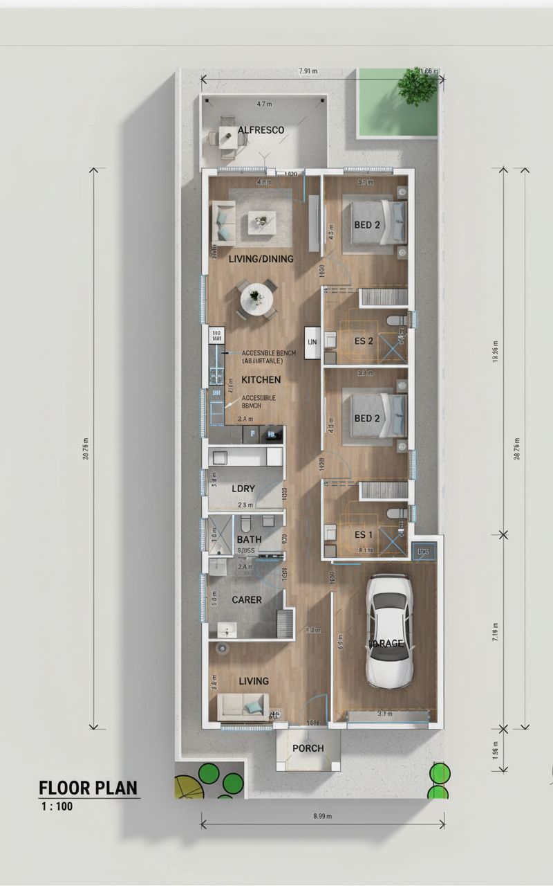 Accessible Living with Comfort & Flexibility in Blakeview — Floorplan 1