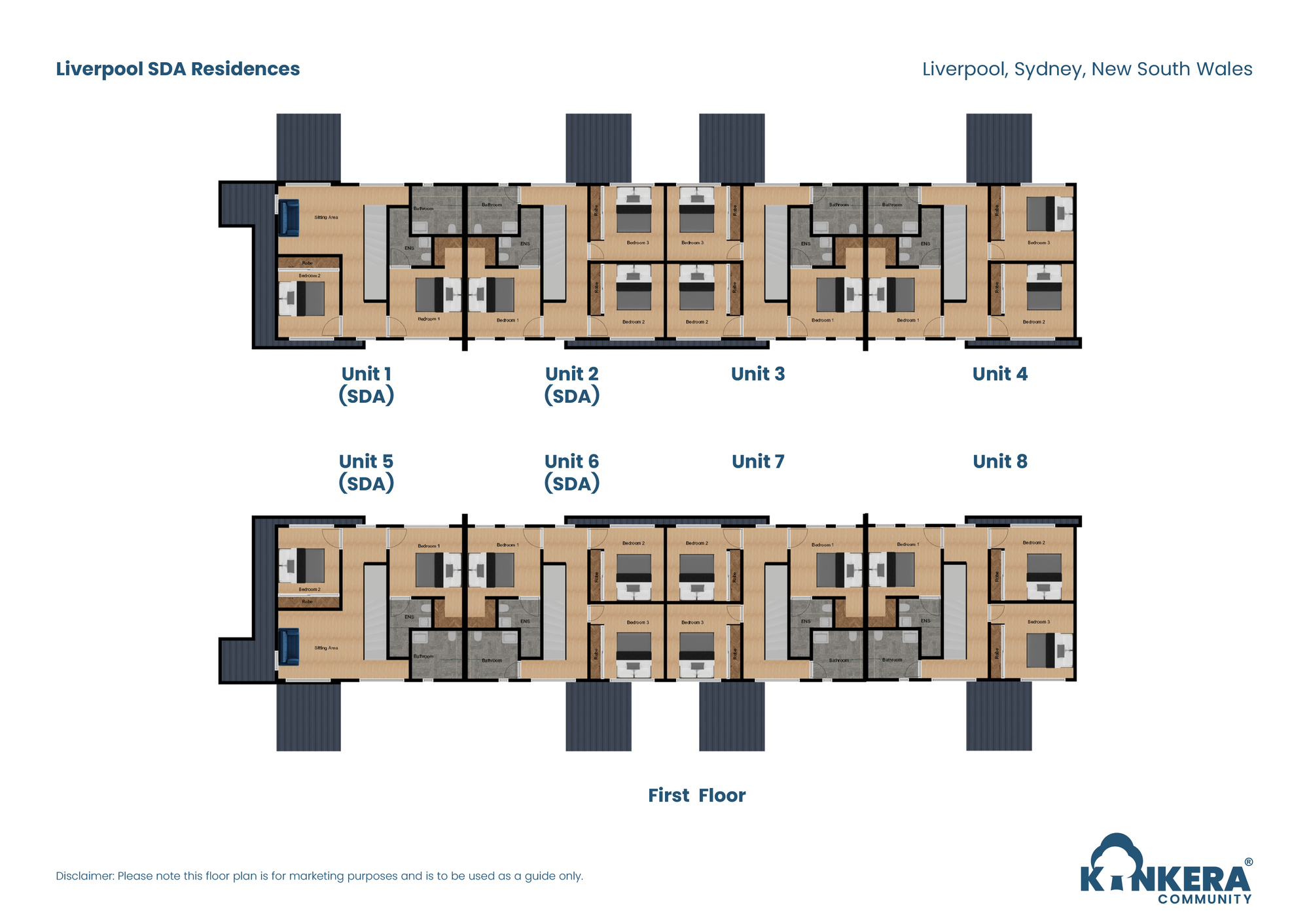 Memorial Townhouse s — Floorplan 1