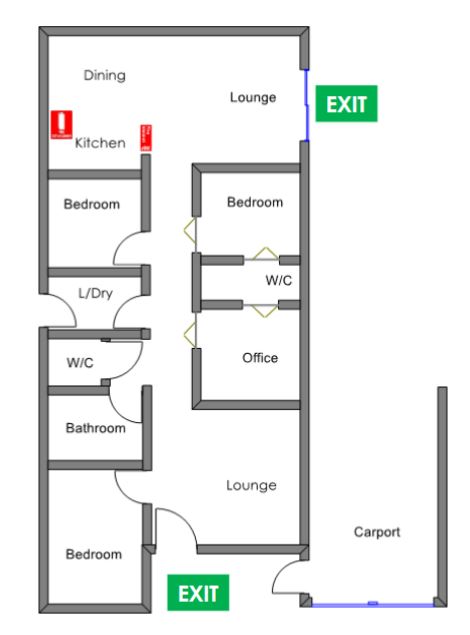 Female share house in St Marys — Floorplan 1