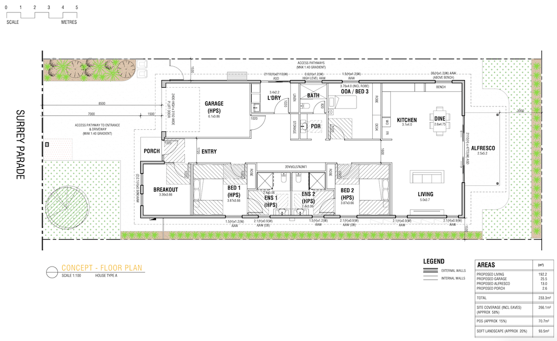 New Build SDA In Morphett Vale — Floorplan 3