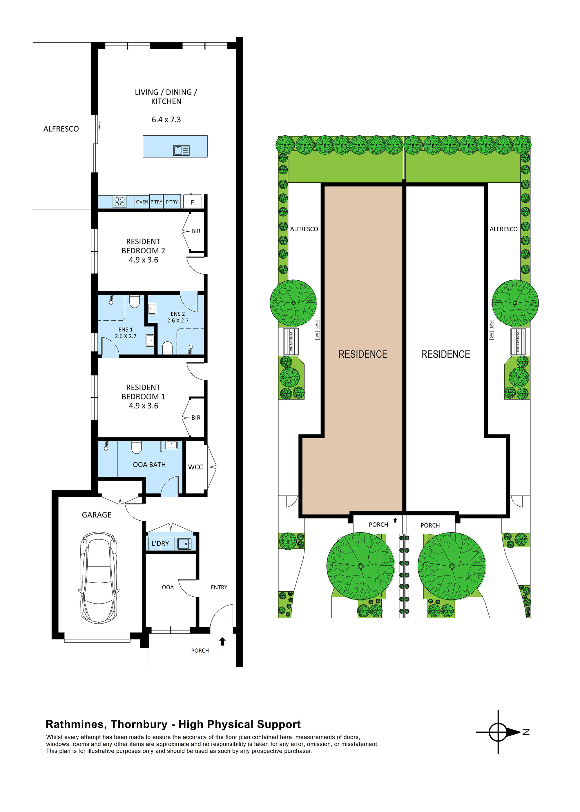 Modern house in well-connected suburb 2 Bed/2 Bath (+OOA) HPS — Home image 16