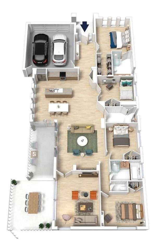 SIL, MTA, STA Accommodation Available in Pakenham Victoria — Floorplan 1