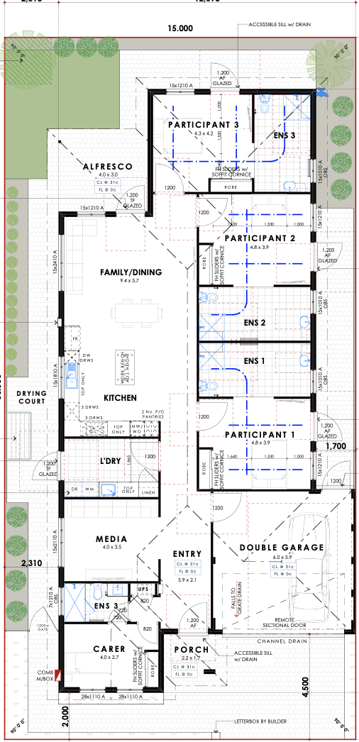 Port Kennedy SDA House — Floorplan 1