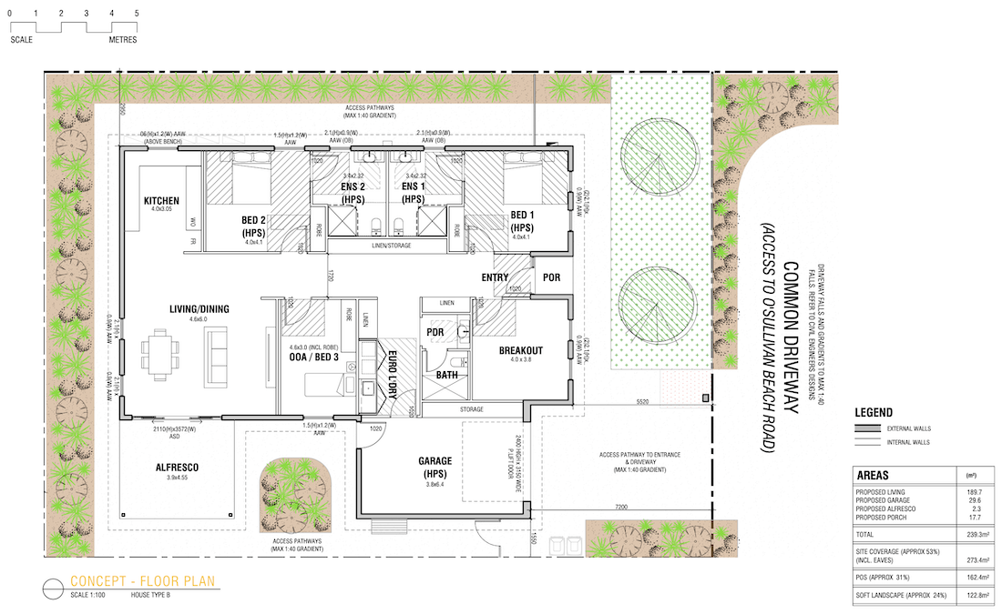 New Build SDA In Morphett Vale - Available Now - Last Bedroom — Floorplan 2