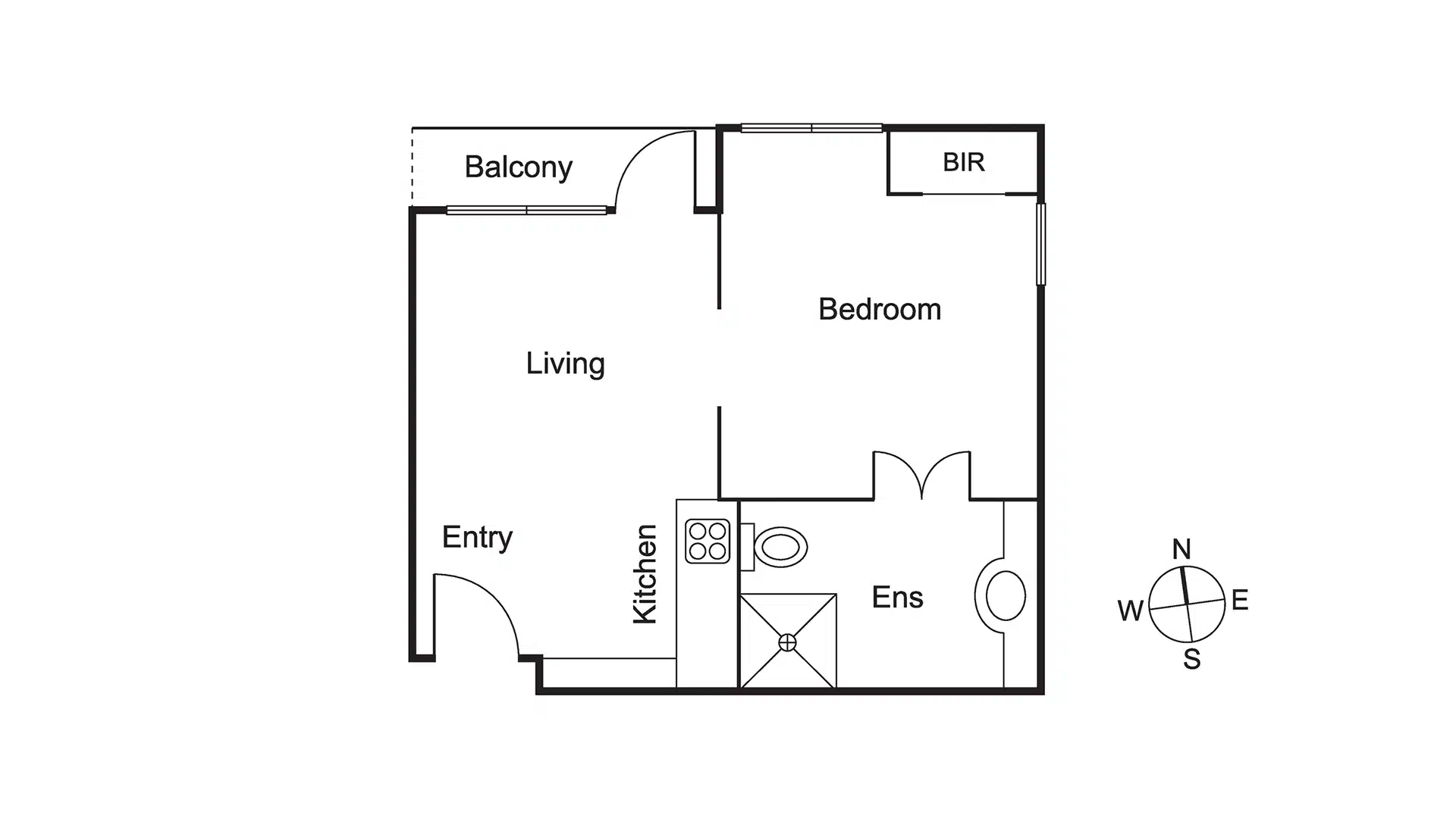 South Granville - Apartment style supported independent living — Floorplan 1