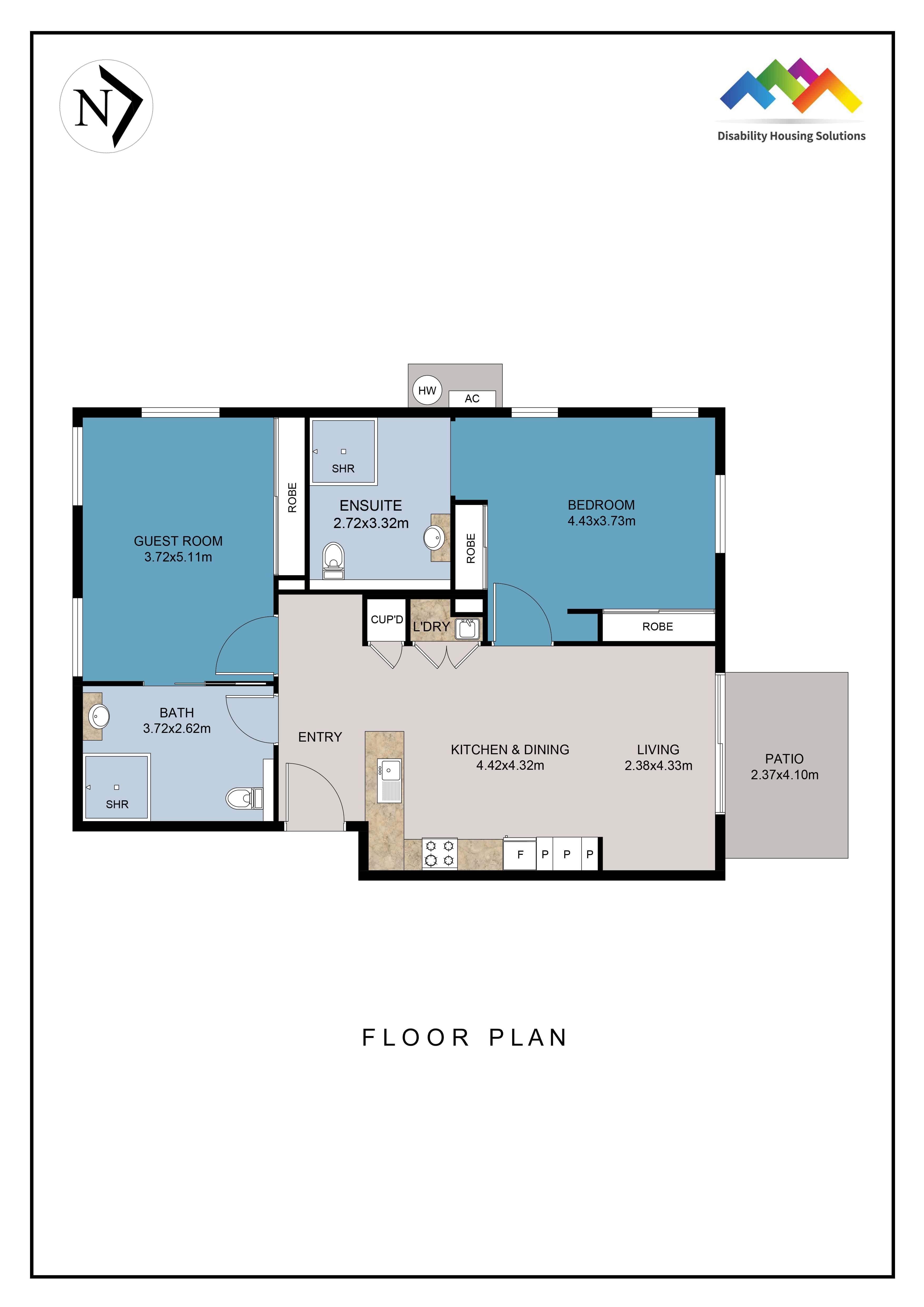 CABOOLTURE QLD – HPS APARTMENT — Floorplan 1