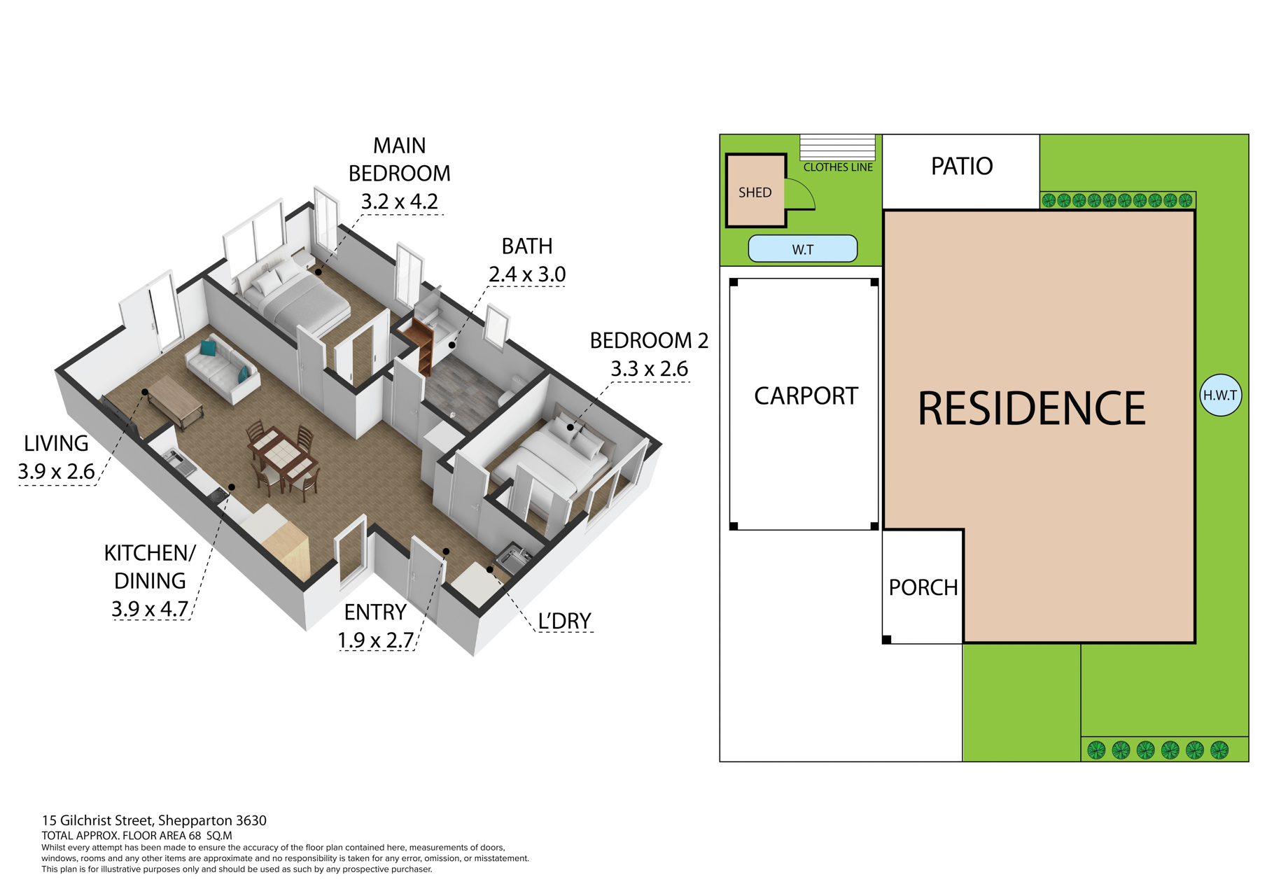 Shepparton (Gilchrist Street) — Floorplan 1