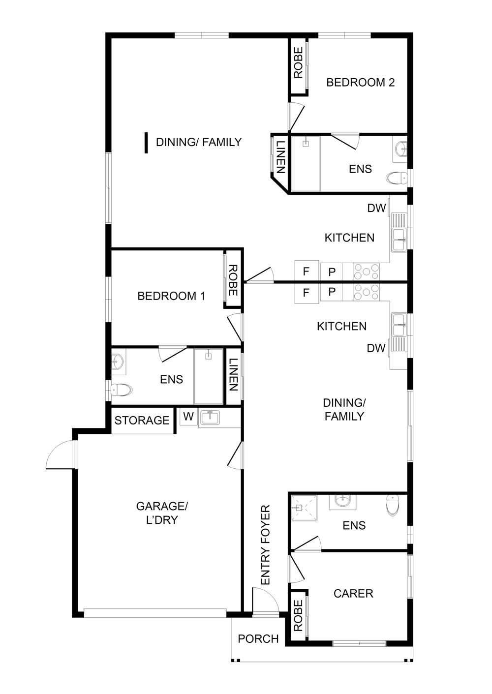 NO MORE COMPROMISE Your Own Home in Mandalay Estate — Floorplan 1