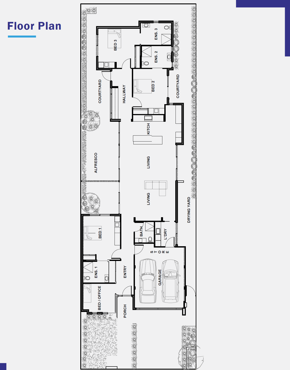 Brand New SDA Property Landsdale - High End Finishings 1xVacancy — Floorplan 1