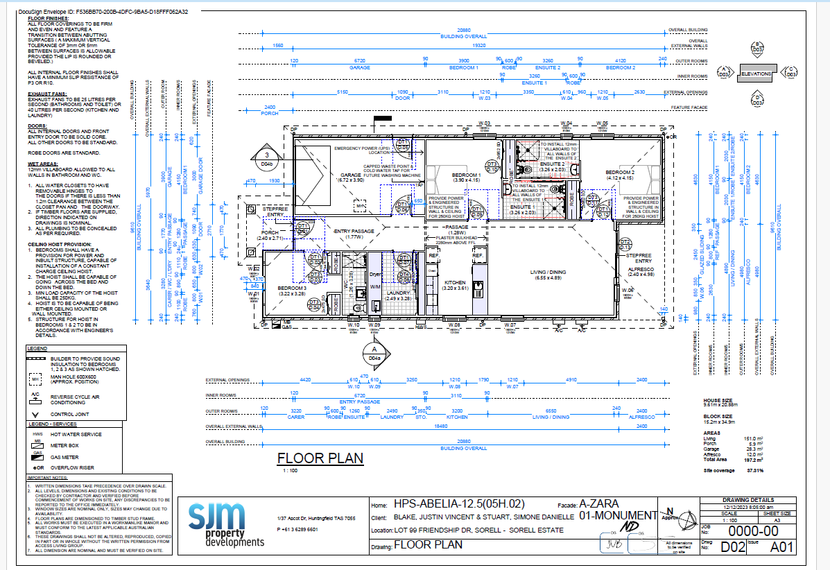 Modern HPS SDA in Sorell – Move-In Ready with Premium Features — Floorplan 1