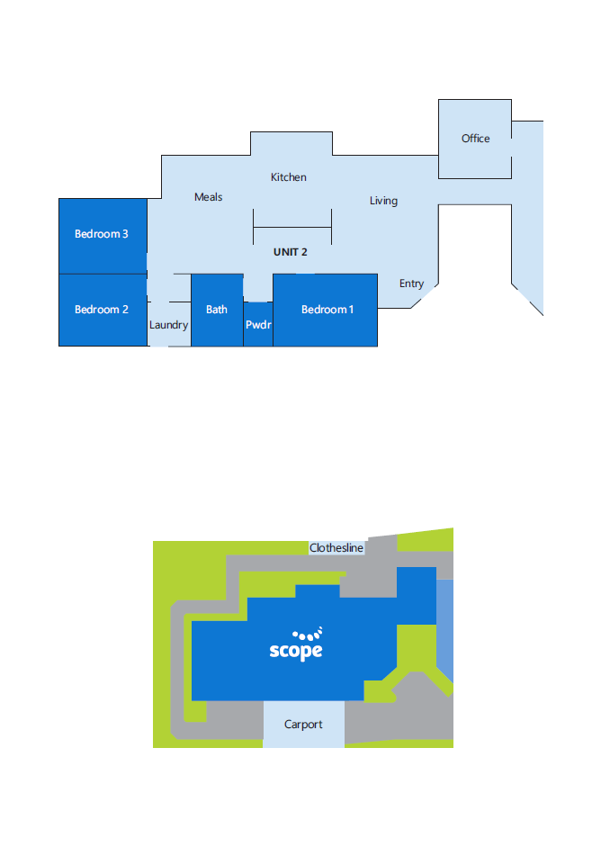 Charming unit close to all the amenities — Floorplan 1