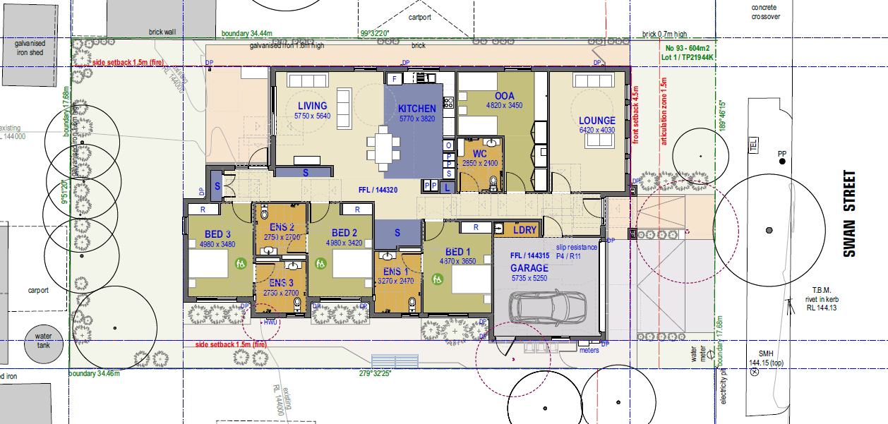 SDA: Wangaratta, VIC — Floorplan 1