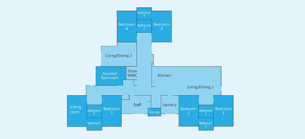 Supported Independent Living in South Morang — Floorplan 1