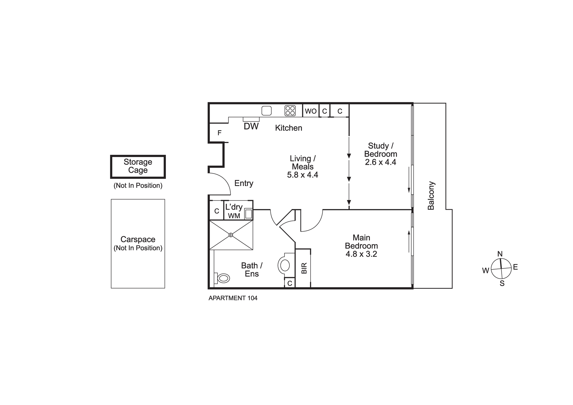 Embrace nature's vista at Esen, Maribyrnong — Floorplan 1