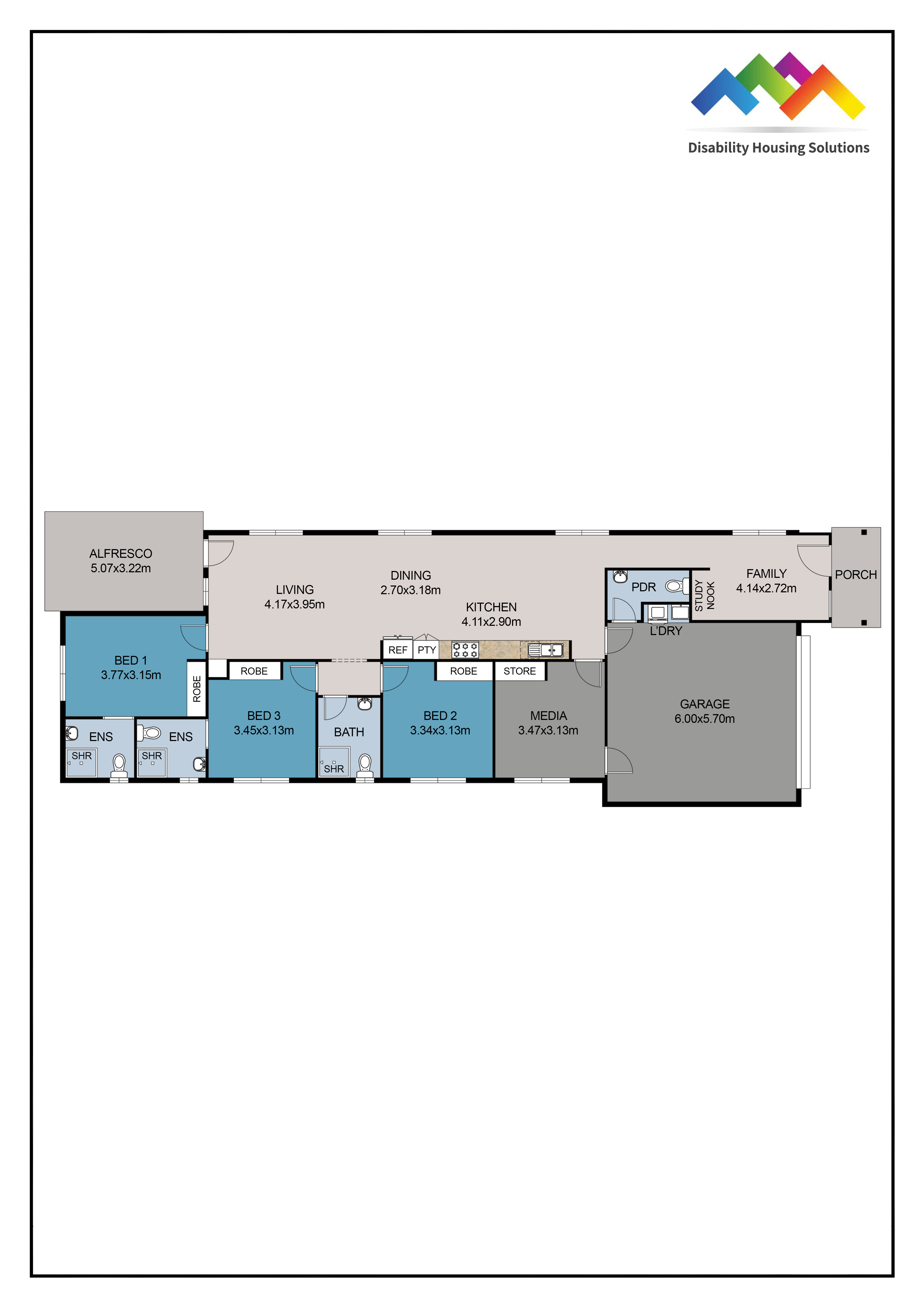 POINT VERNON QLD – ROBUST HOUSE — Floorplan 1