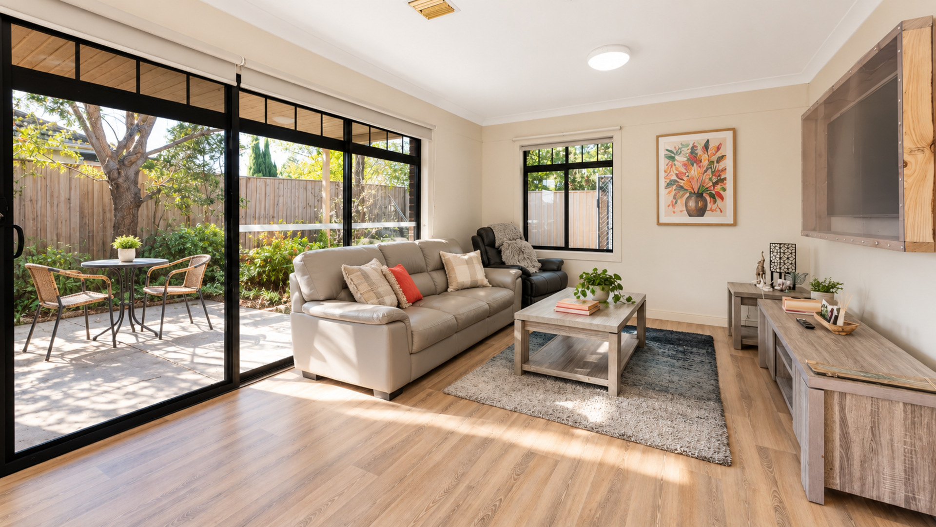 19A Rodman St - Living room