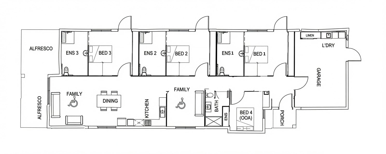 1 Bohemia Court, White Rock QLD 4868 — Floorplan 1