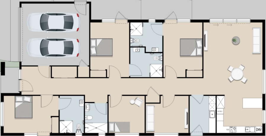 Supported Independent Living in Bayswater — Floorplan 1