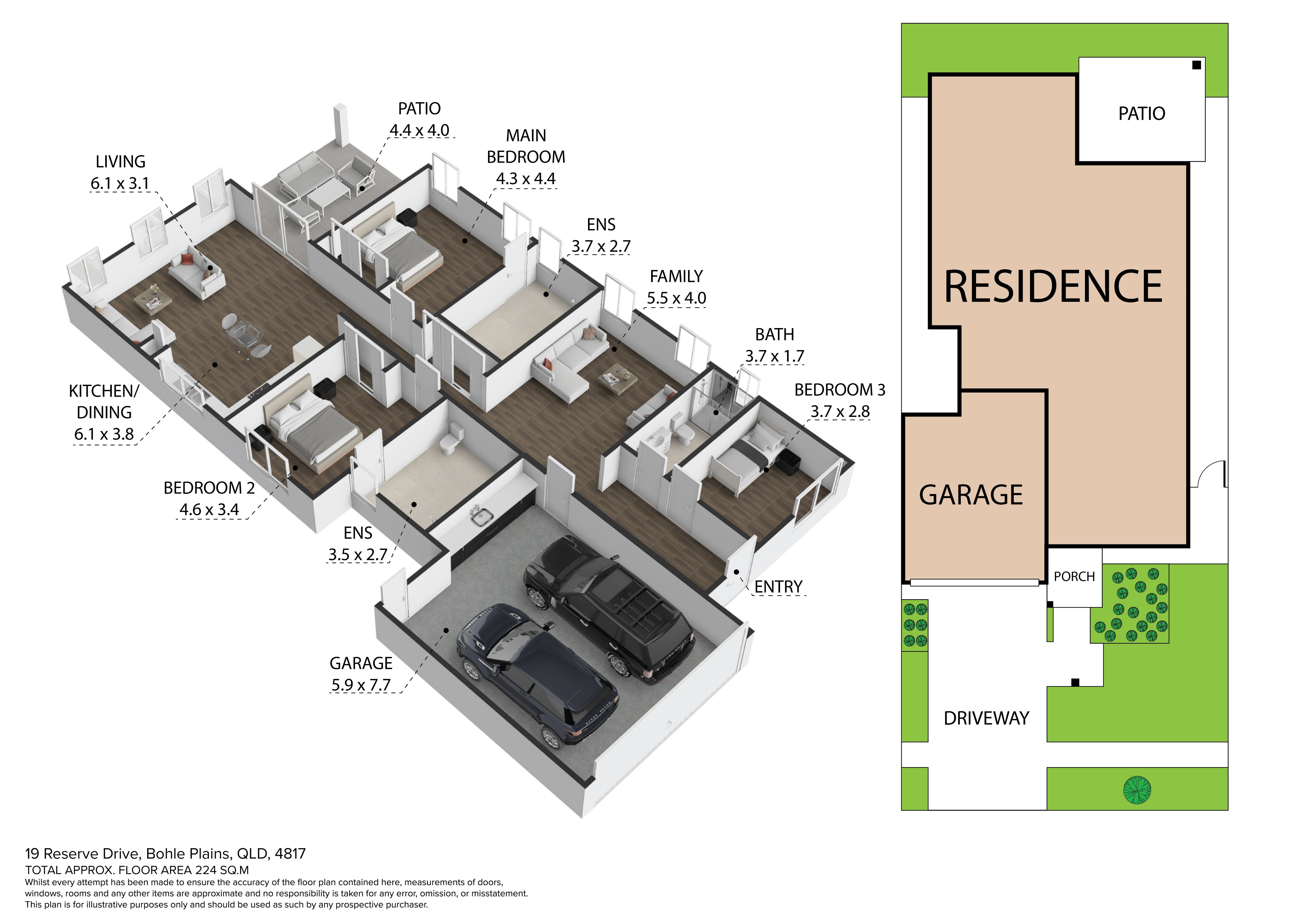 19 Reserve Drive, Bohle Plains — Floorplan 1