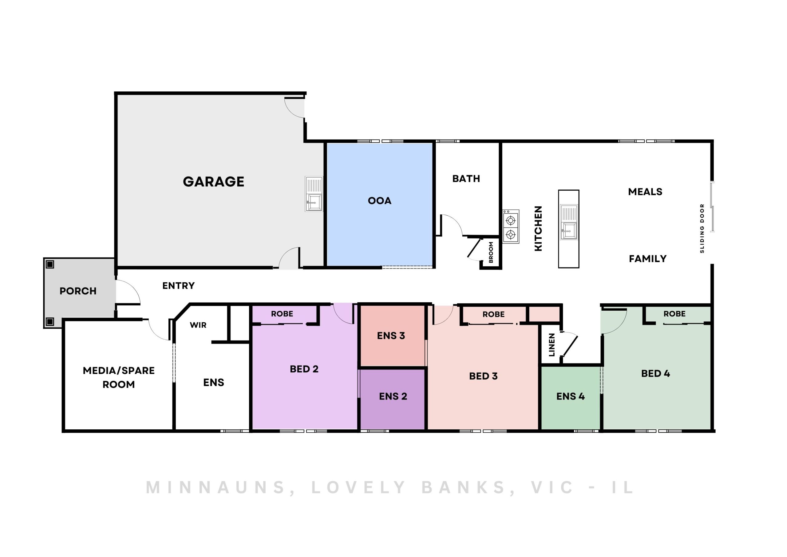 MINNAUNS, Lovely Banks, VIC - IL — Floorplan 1