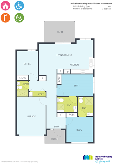 4 Vacancies - House and Villa Bedrooms Available in Werrington! — Floorplan 1