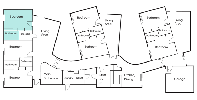Over-sized ensuite - Caulfield East- NOW AVAILABLE! — Floorplan 1