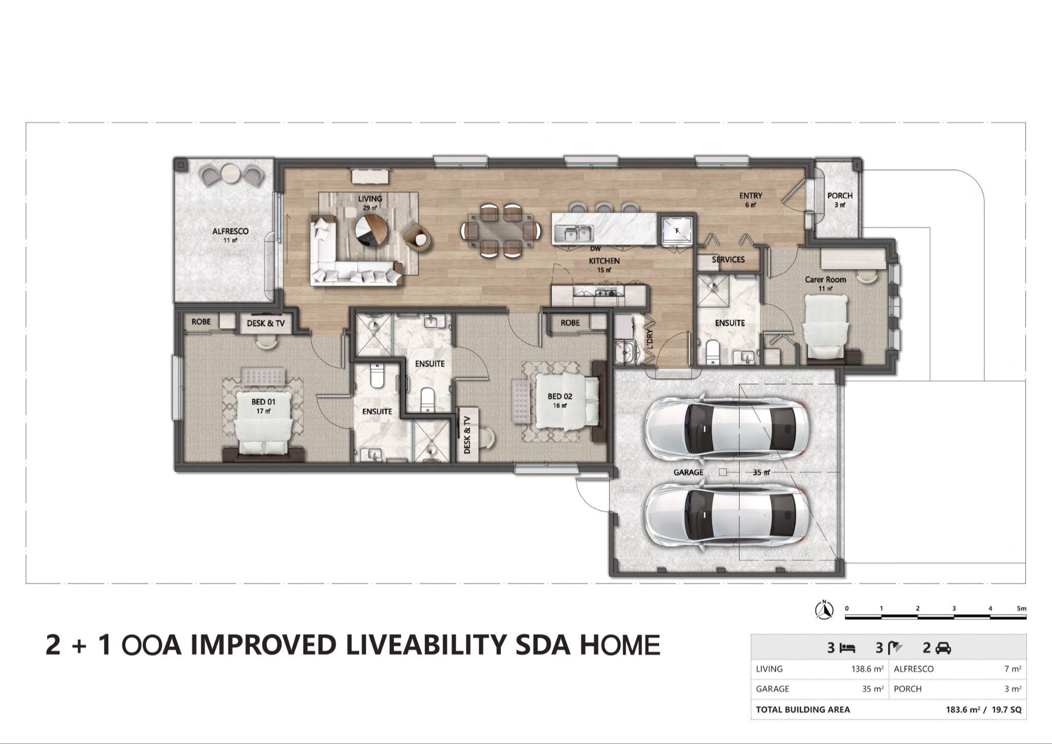 Modern and Accessible Living in the Heart of Mambourin - Improved Liveability SDA Home — Home image 5