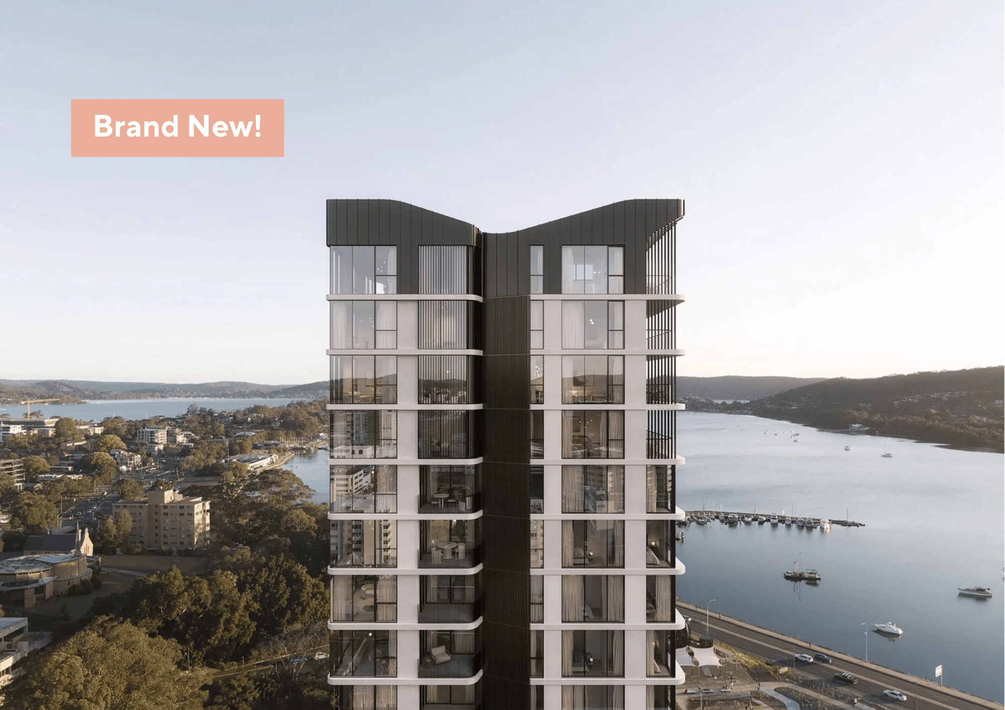 Waterfront location: Brand new - 1 & 2 Bedroom SDA apartments in Gosford in Gosford