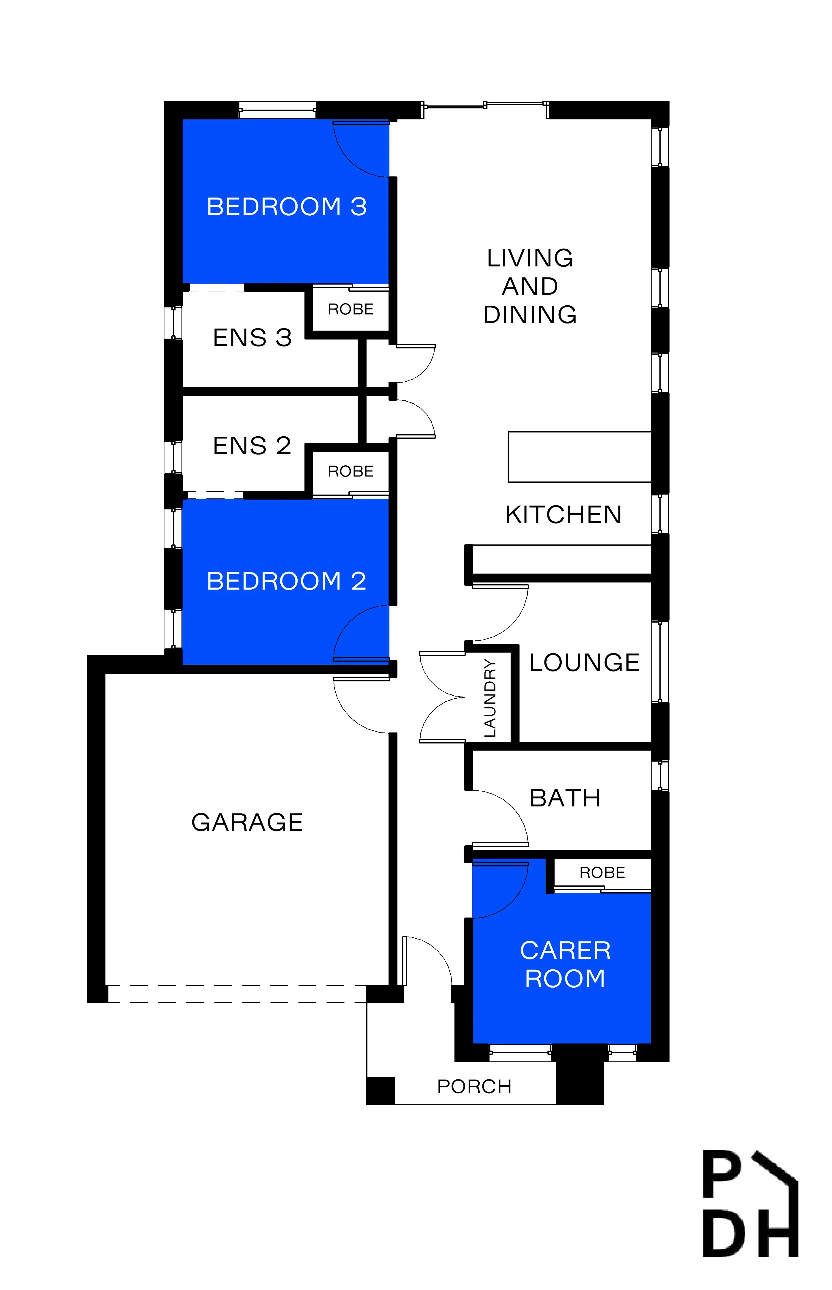 Holley Crescent, Armstrong Creek — Floorplan 1