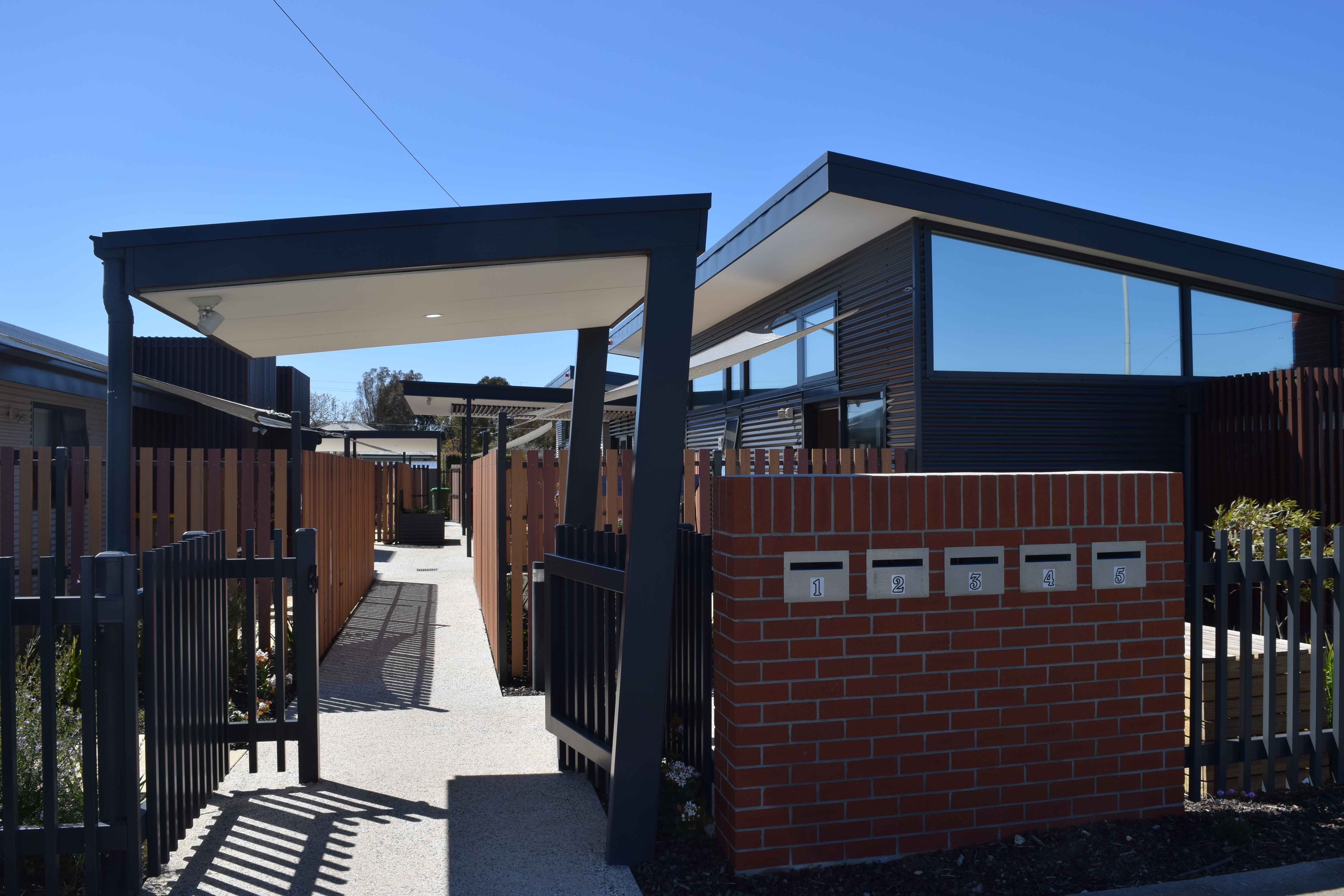 Albert Street units are modern with spacious open plan living spaces. in Sebastopol