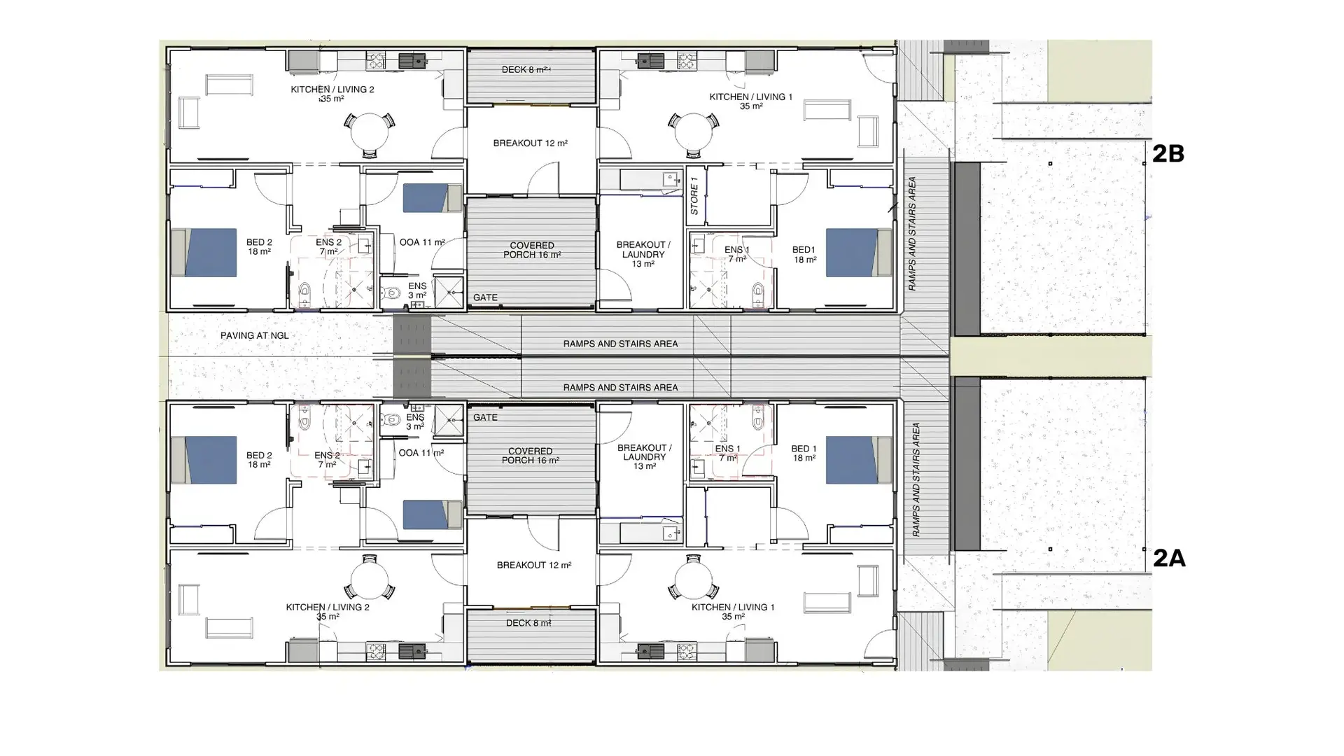 Casino 2B | Robust 2-Resident — Floorplan 1