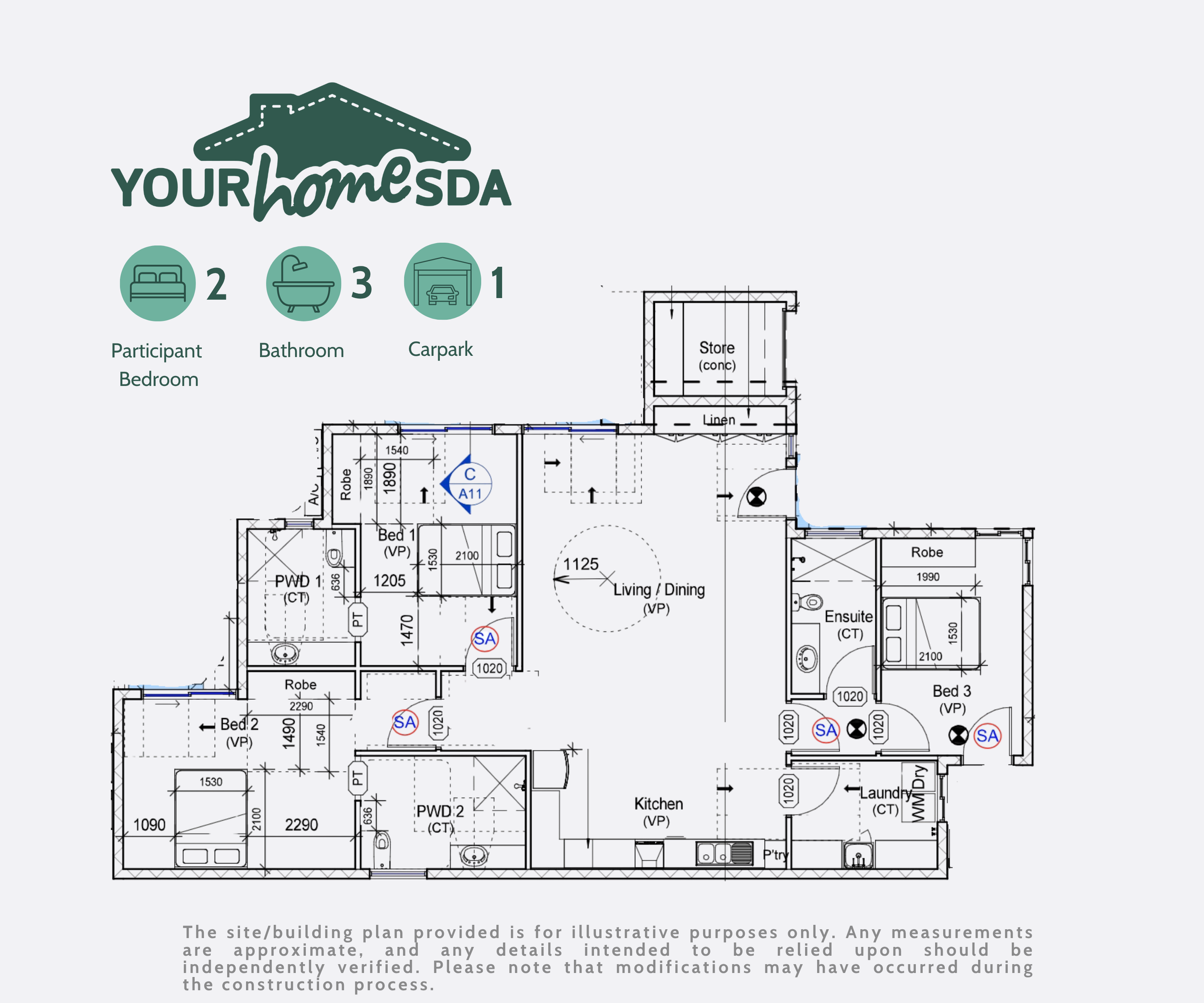 East Side — Floorplan 1