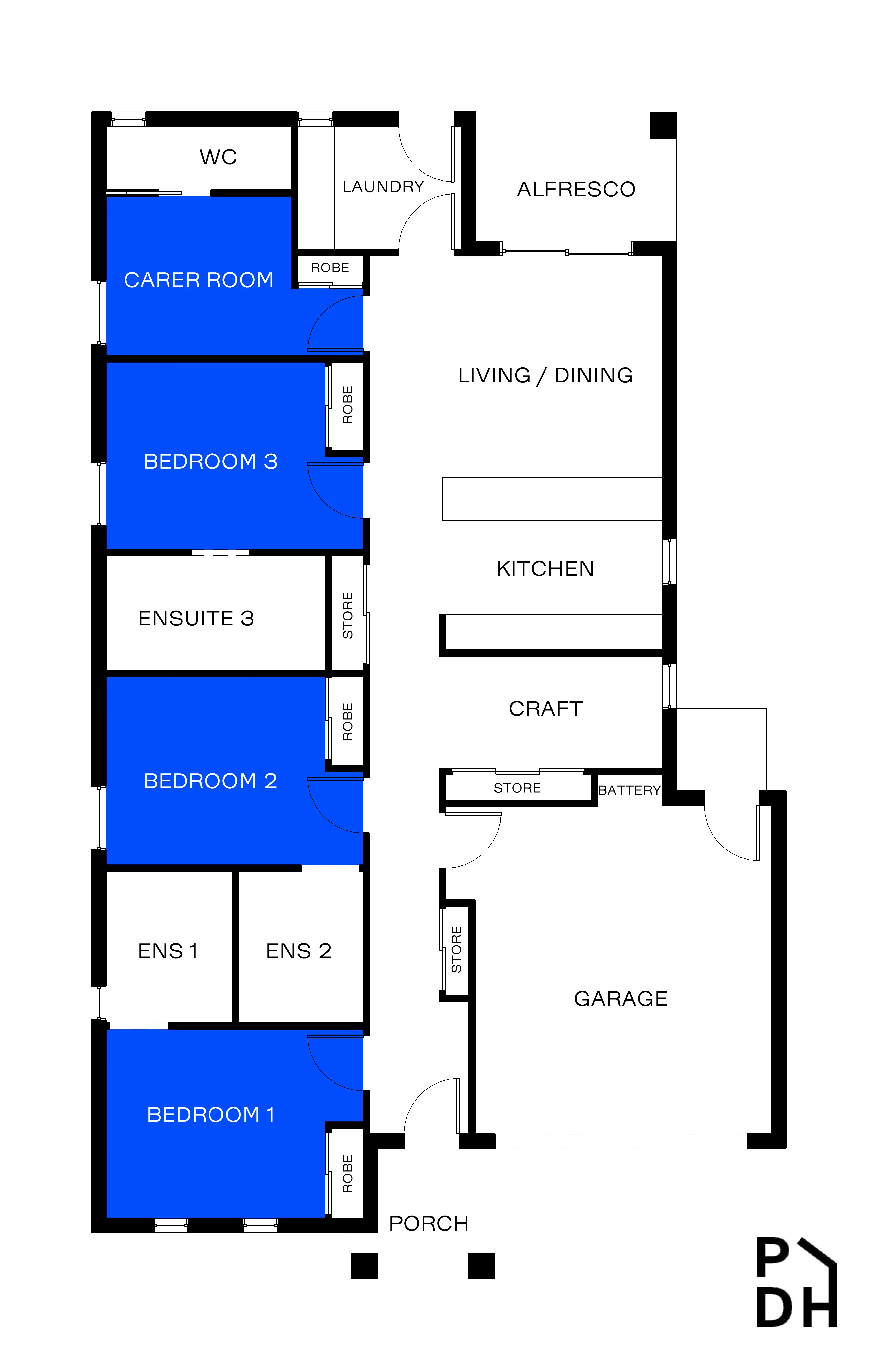 32 Dalmatian Street, Cranbourne East — Floorplan 1