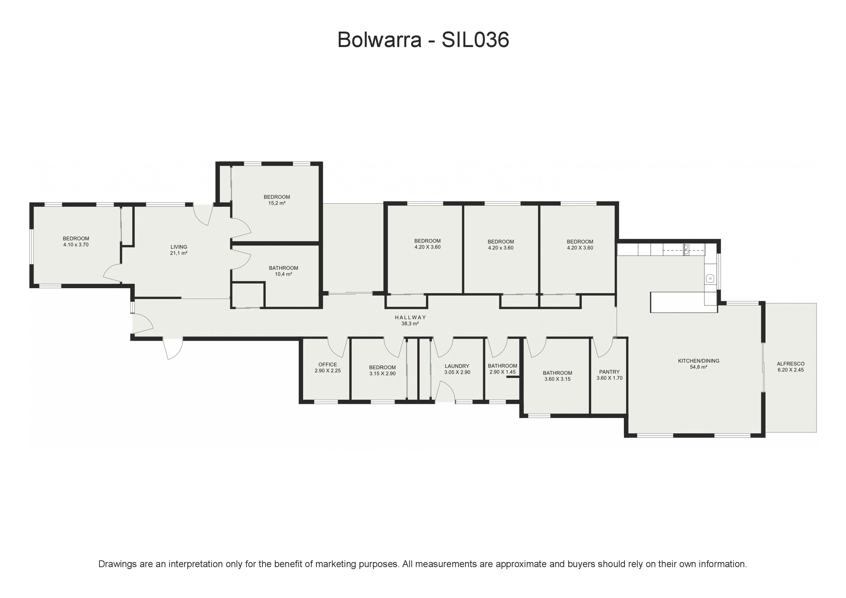 5bed HPS SDA Property Available — Floorplan 1
