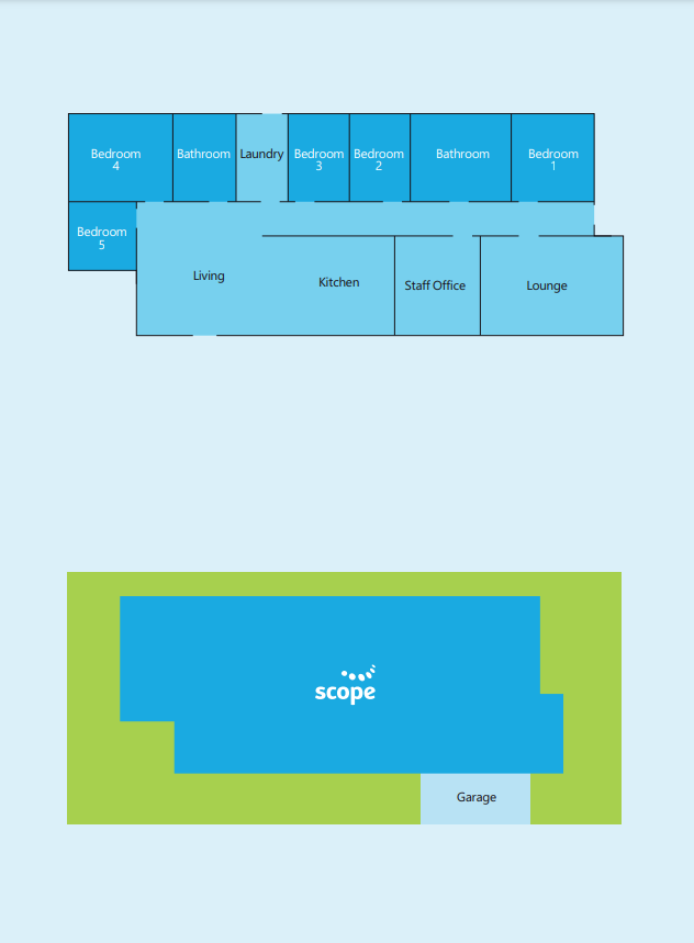 Spacious, accessible home only ten minutes from Brighton Beach. — Floorplan 1