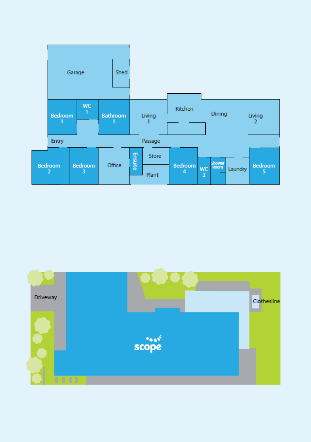 Leafy Kew awaits you in this Fully accessible home — Floorplan 1