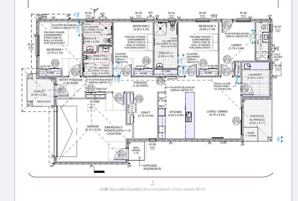 BRAND NEW SDA HPS / FA / IL — Floorplan 1
