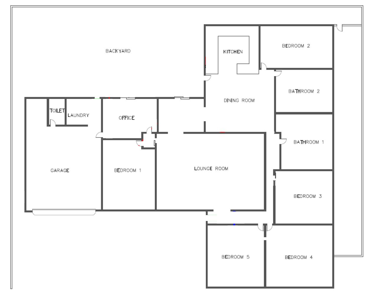 Convenient location in a quiet street — Floorplan 1