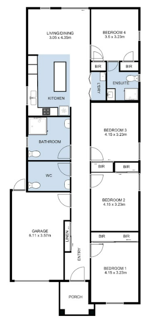 Beveridge — Floorplan 1