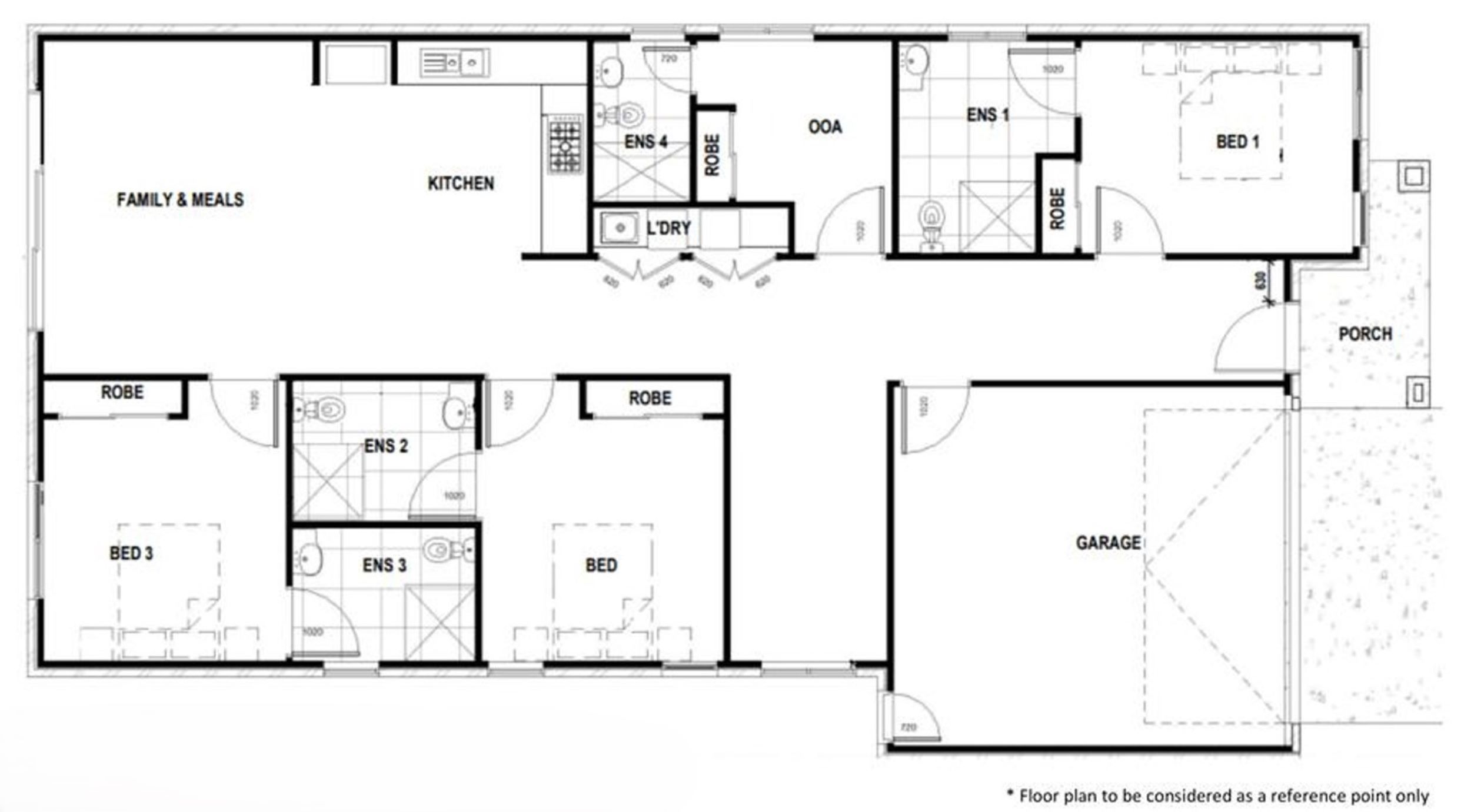 SDA HPS Home in the heart of Tarneit - Single Occupancy — Floorplan 1