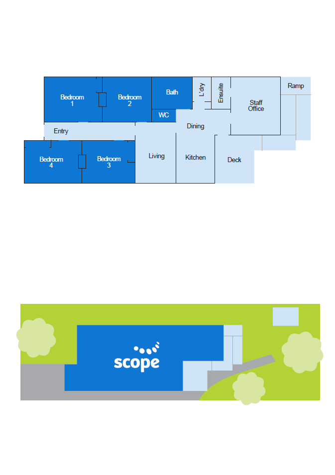 Great home with a spacious outdoor area in a prime location. — Floorplan 1