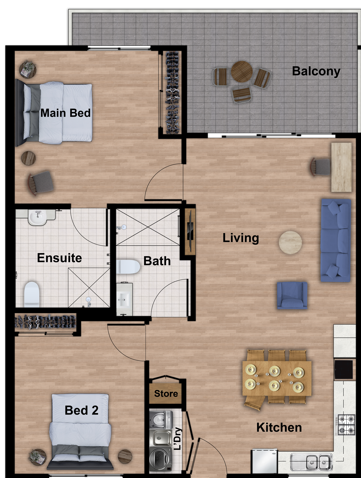 Single Tenancy - HPS Apartments in East Ipswich READY NOW — Home image 4