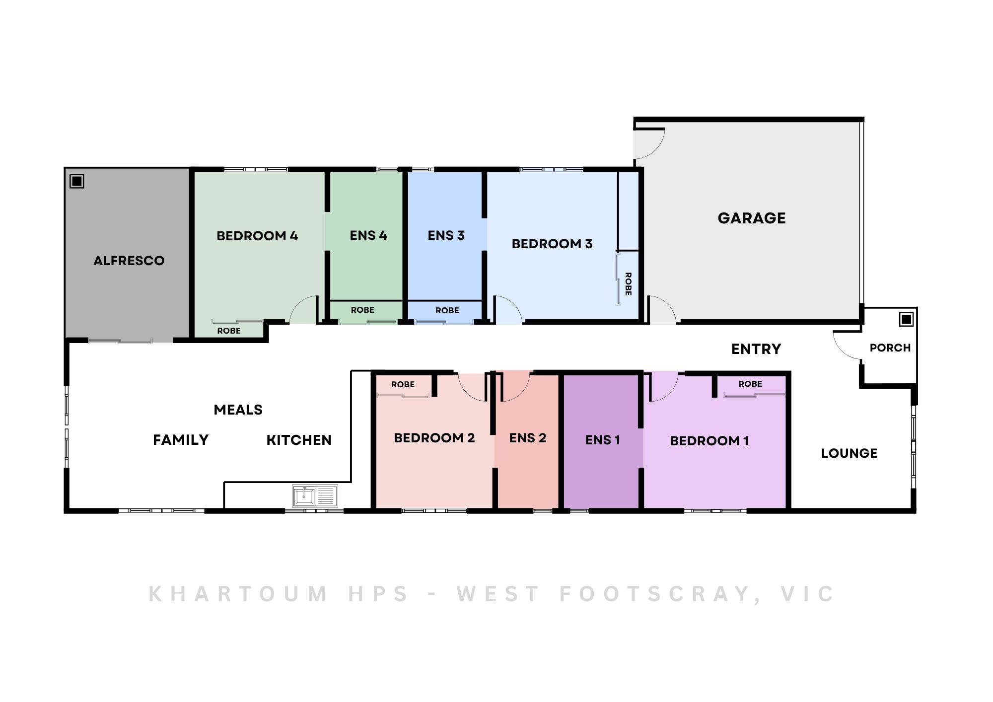 KHARTOUM, West Footscray, VIC - HPS — Floorplan 1