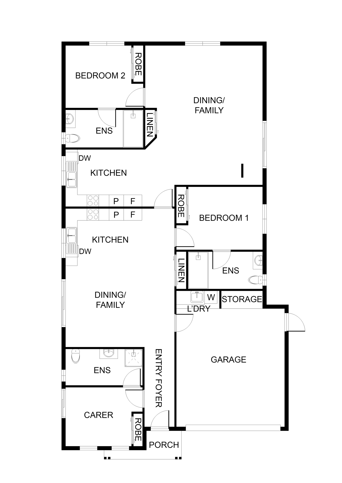 TRUE INDEPENDENCE  Two Independant Robust Homes in Melton's Thriving Landscape — Floorplan 1