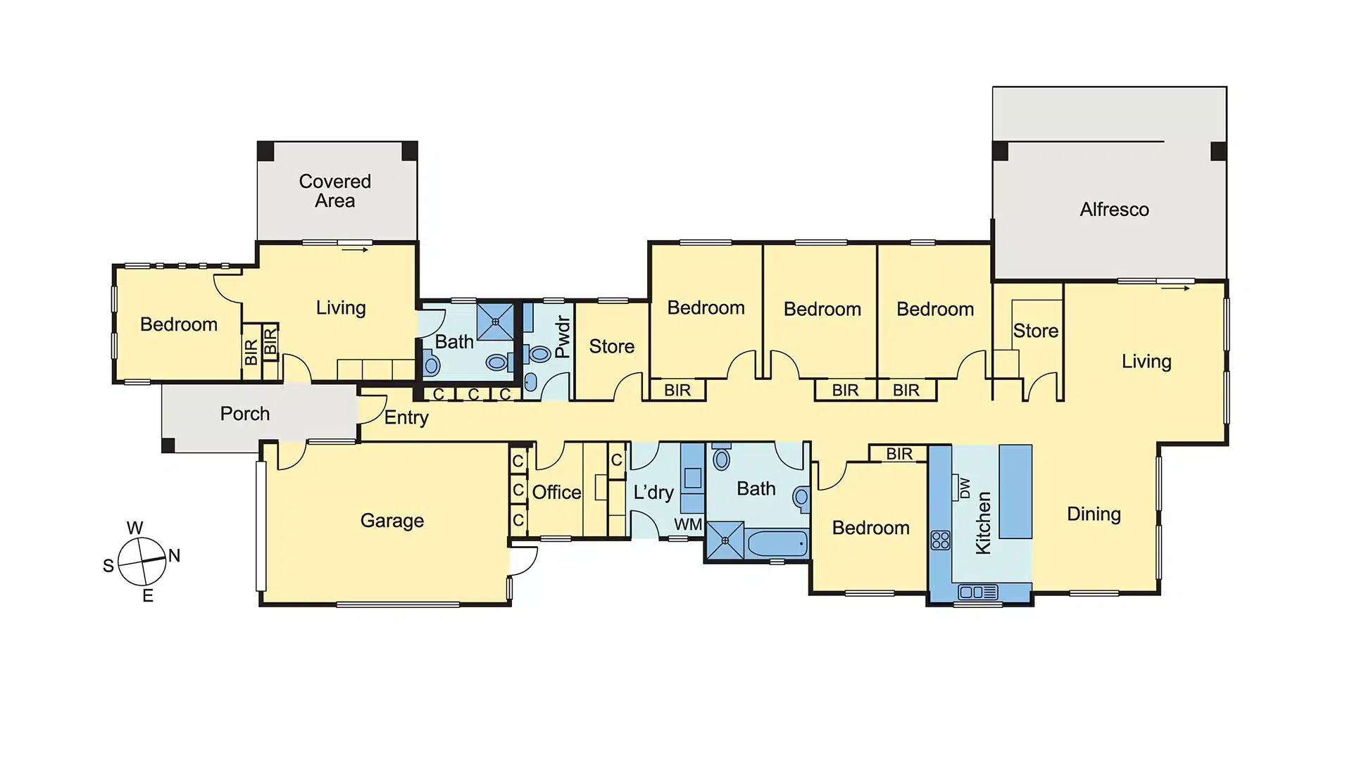 Cardiff – Shared 4-bedroom home — Floorplan 1