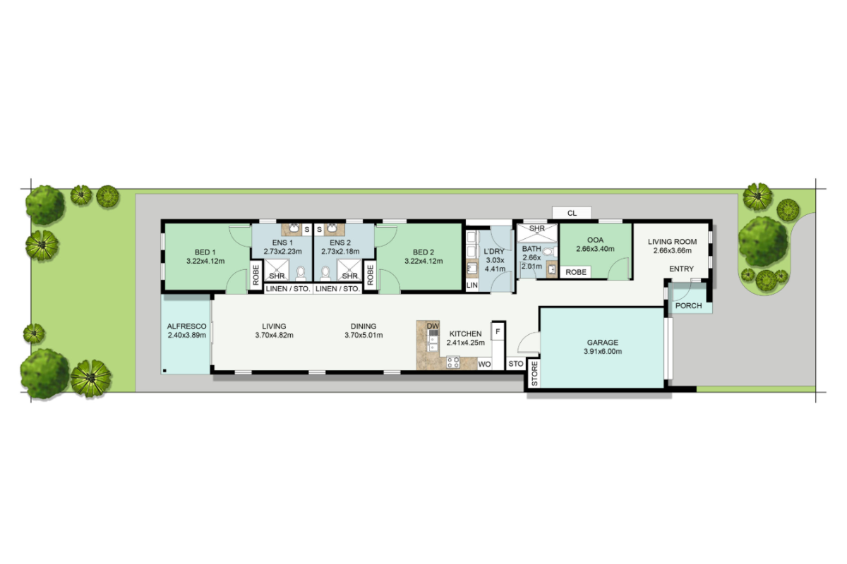 Modern, Accessible Living with Premium Comfort & Independence — Floorplan 1