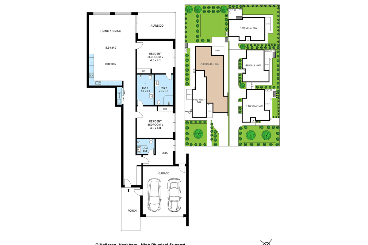 New two-bedroom property for completion March 2026. — Floorplan 1